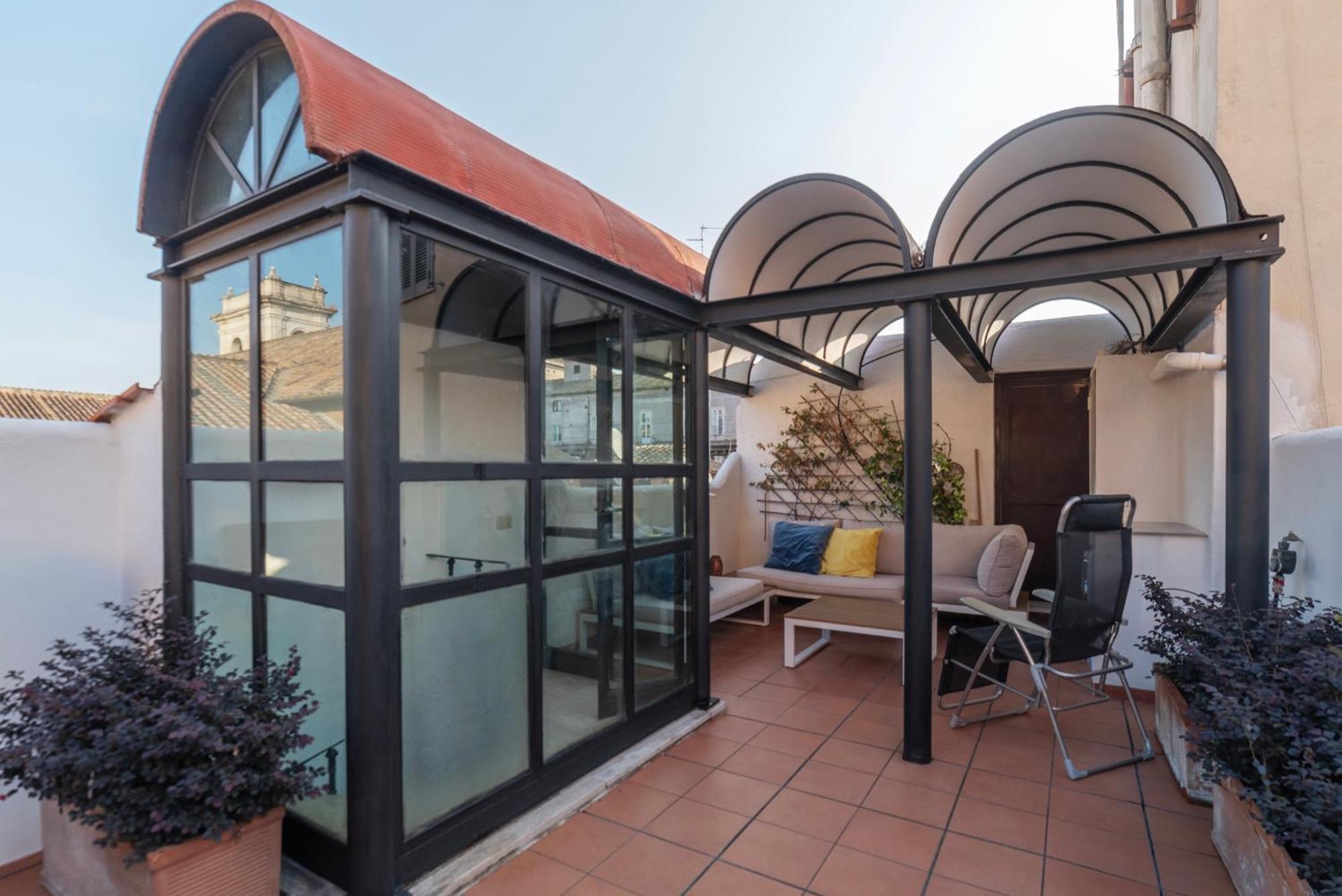 Pantheon Panoramic Rooftop Terrace Apartment Rome Exterior photo