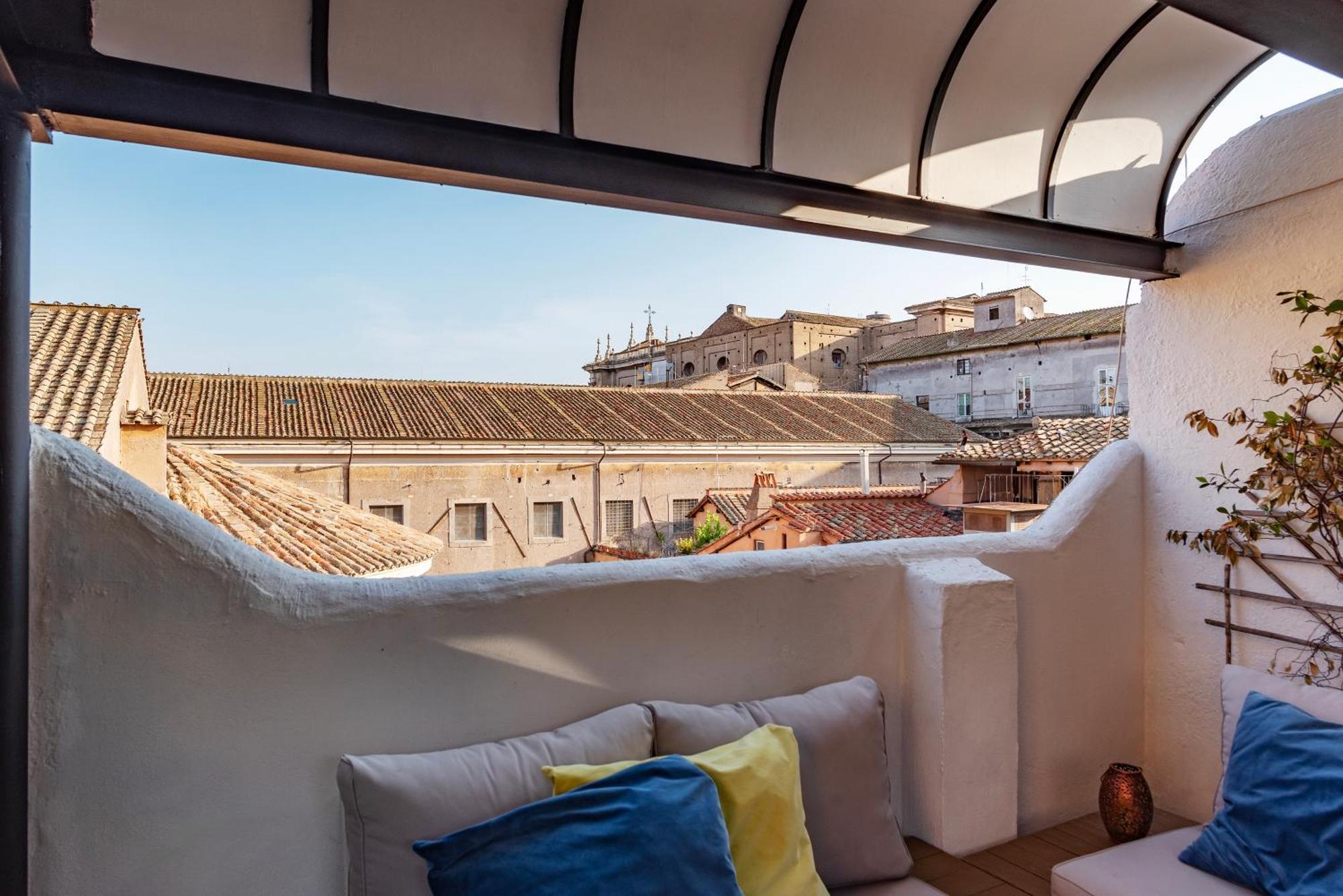 Pantheon Panoramic Rooftop Terrace Apartment Rome Exterior photo