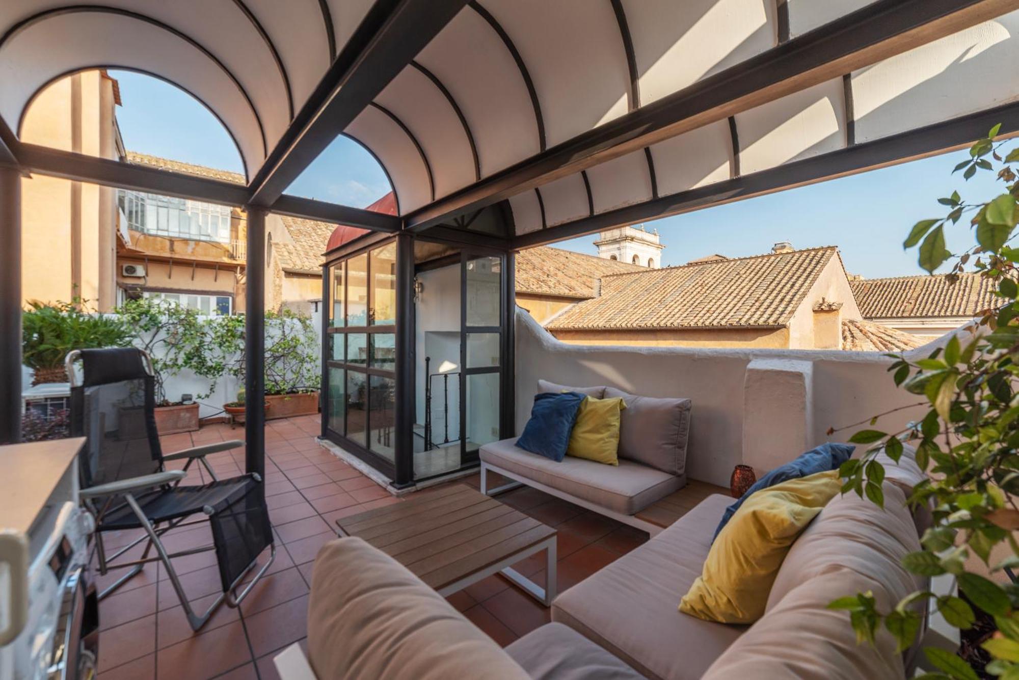 Pantheon Panoramic Rooftop Terrace Apartment Rome Exterior photo